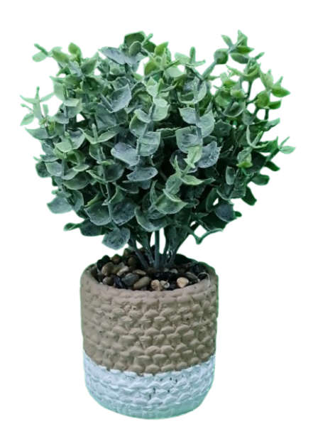 Ace Artificial Plant Artificial Eucalyptus Plant in a Textured Pot 70500047