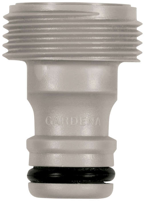 Gardena Threaded Male Hose Accessory Connector 5/8 inch x 1/2 inch Nylon/ABS 7439839