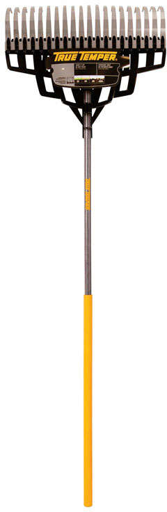 True Temper Lawn Rake 54 inch x 20 inch Steel/Wood 7496953