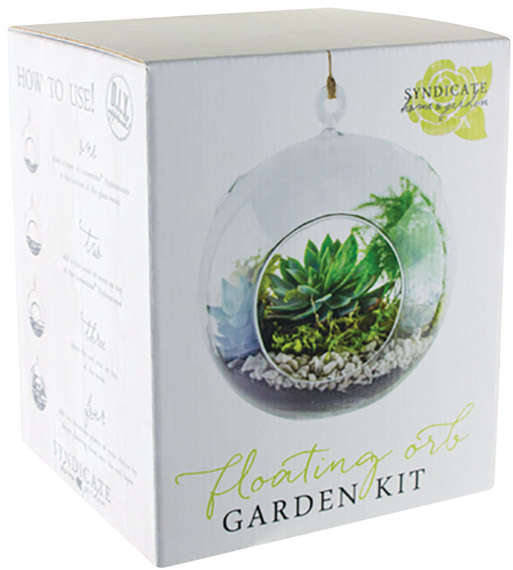 Syndicate Home & Garden Floating Orb Garden Kit Clear Plastic 7506876