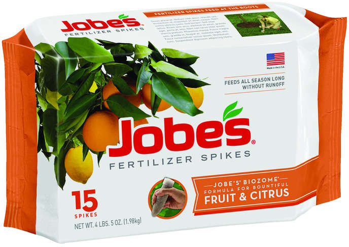 Jobe's Fertilizer Spikes 4 Lbs. 5 oz. Pack of 15 75308