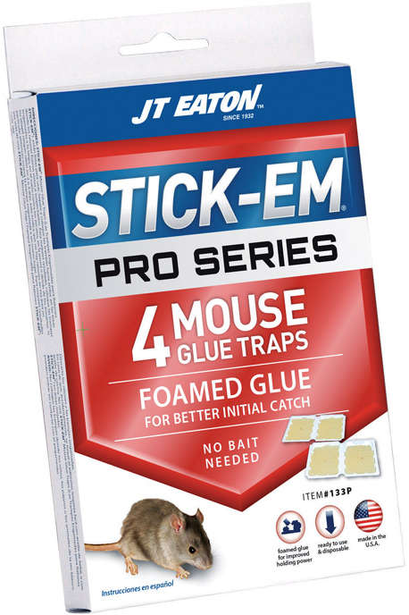 JT Eaton Stick-Em Pro Series Glue Trap For Insects and Mice 4 pk 7567324