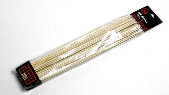 Chef Craft Cheft Craft 12 inch Bamboo BBQ Skewers Pack of 100 80100012