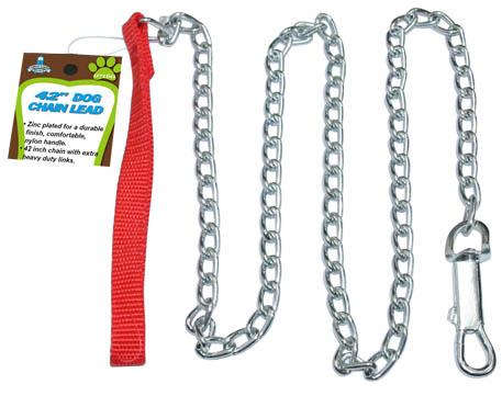 GLS Dog Chain Lead 42 inch Zinc Plated 80100070