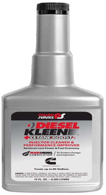 Power Service Diesel Kleen +Cetane Boost Injector Cleaner & Performance Improver 12 oz. Treats Up To 40 Gallons 8024143