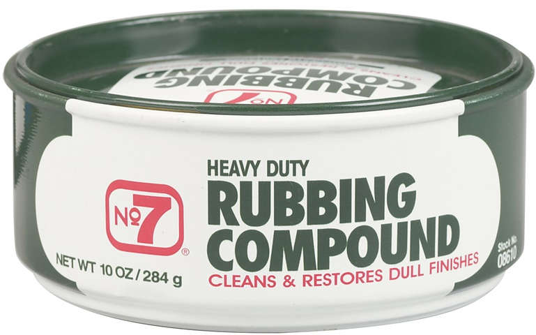 No. 7 Heavy Duty Rubbing Compound 10 oz. Cleans & Restores Dull Finishes 80278