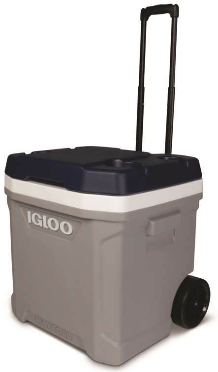 Igloo Cooler with Wheels 60 Quarts Gray/Black 8034638