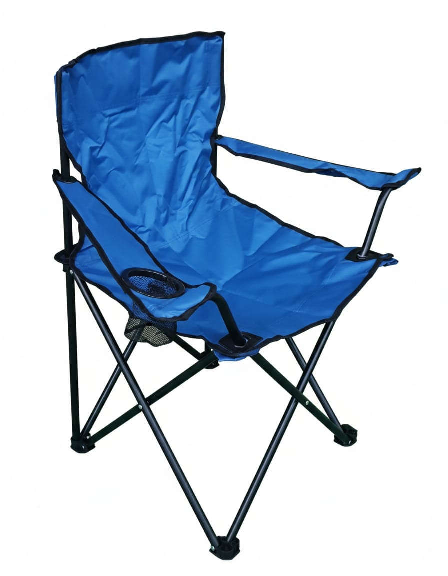 Ace Portable Folding Camp Chair Blue/Green Colors 80500394
