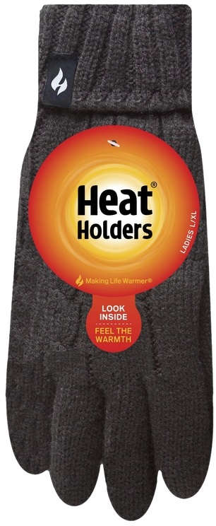 Grabber Heat Holders Gloves Ladies Large/XL Black 8057518