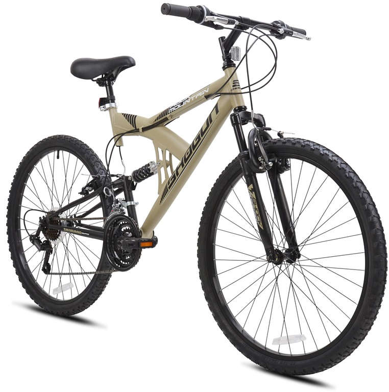 Kent Shogun Men's Mountain Bicycle 26 inch Full Suspension Alloy Beige 8060924