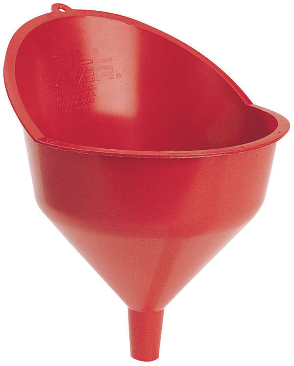 Flo Tool Funnel 12.5 inch Height 132 oz Resin Red 8098394