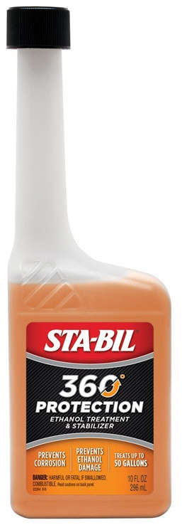 Sta-Bil 360 Protection Ethanol Treatment & Stabiizer 10 oz. 2 & 4 Cycle Engines. Prevents Corrosion & Ethanol Damage. Treats Up To 50 Gallons 8310427