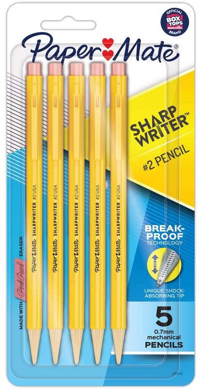 Paper Mate SharpWriter #2 Mechanic Pencil 0.7 mm Pack of 5 9247958