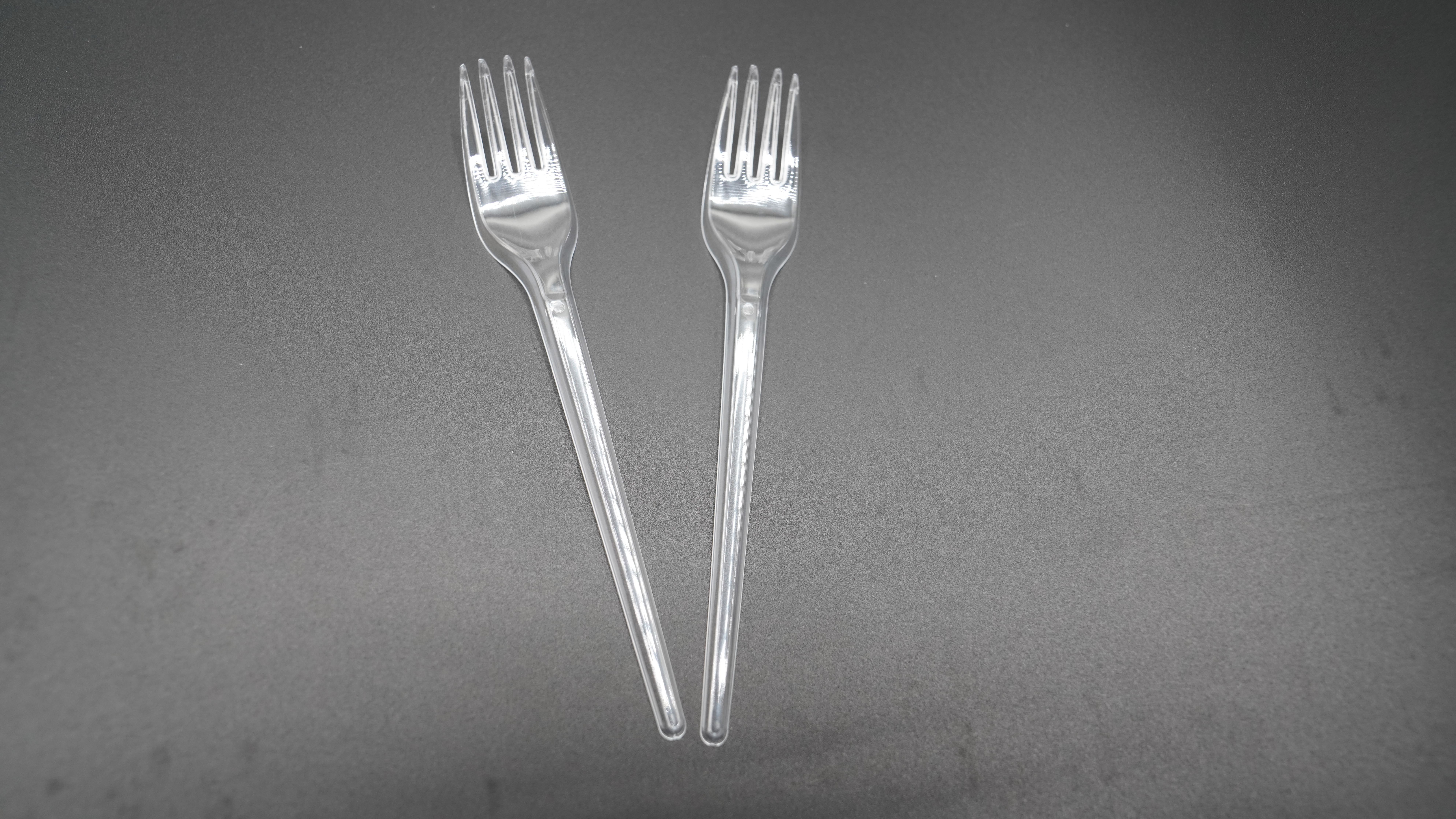 Plastic Fork 40 Set Transparent