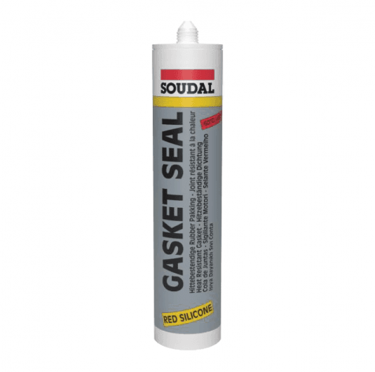 SOUDAL Gasket Seal Red Flexible Industrial Sealant, Heat & Water Resistant 280ml 103460