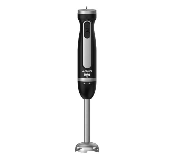Newal Hand blender with 1000W power and 2-speed control, stainless steel body and blades, low noise, easy to clean and store BLD-6811