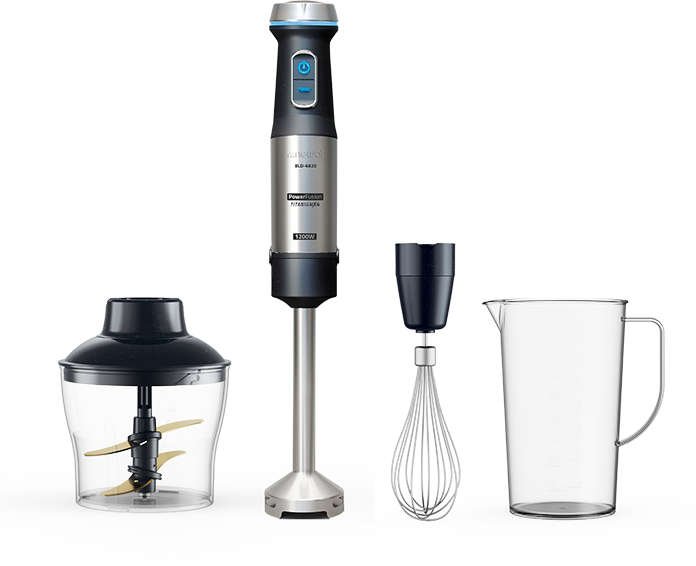 Newal Hand Blender 1200W 3-in-1 Multifunctional with Chopper and Whisk BLD-6850