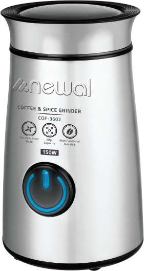 Newal Coffee and spice grinder with 60 grams capacity and stainless steel jar COF-3602