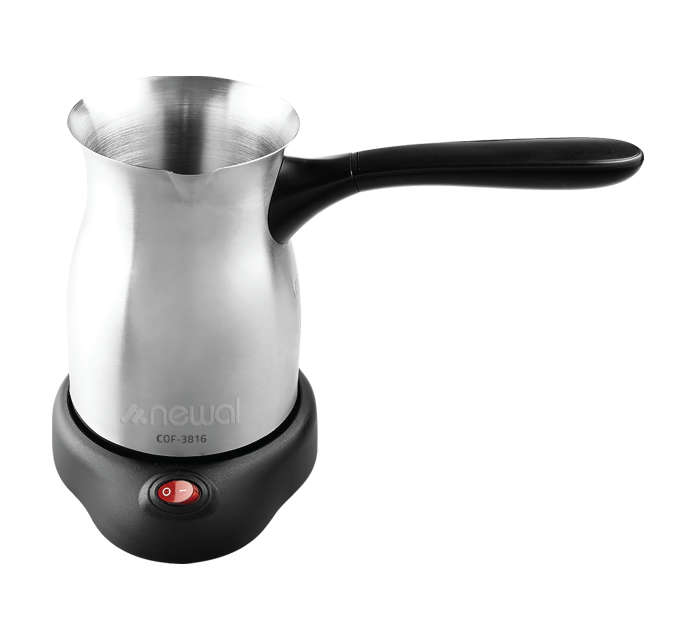 Newal Turkish Coffee Maker 500 ml with Stainless Steel Body and 360° Rotatable Base COF-3816