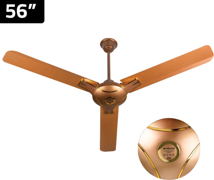Newal Ceiling fan with 80W power, 5 adjustable speeds, low noise, and energy-saving motor FAN-328/07