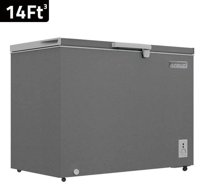 Newal Freezer with 14 cubic feet dual-purpose capacity and glass sliding door FRZ-330/05