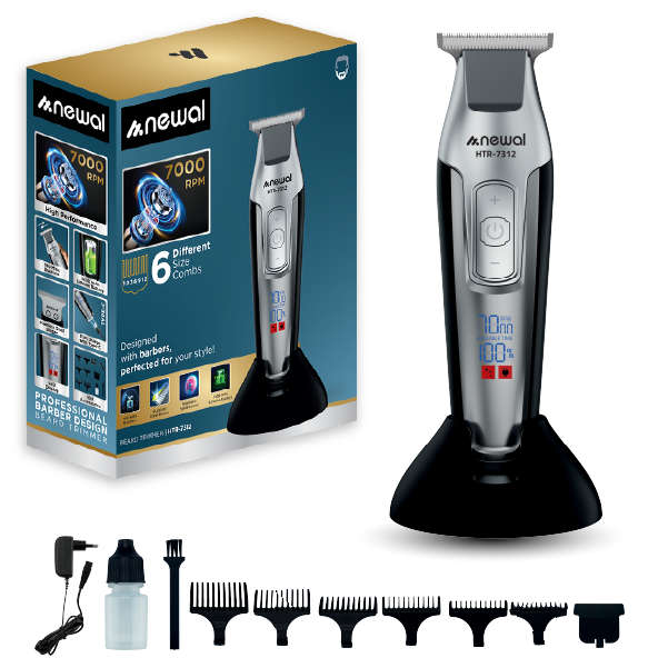 Newal Beard Trimmer with 4 Speed Settings and 180 Min Runtime HTR-7312