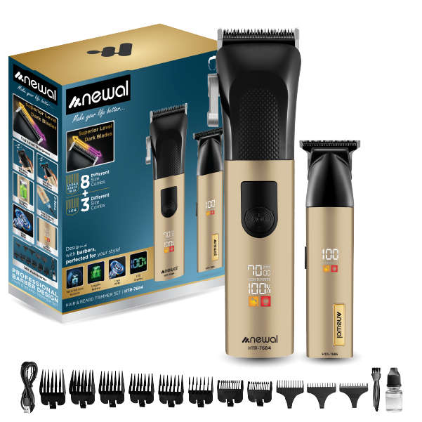 Newal Professional high-speed motor beard trimmer and shaver for salons and barbershops HTR-7684