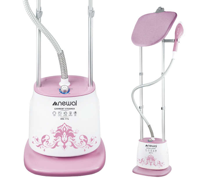 Newal Vertical garment steamer with 1400 ml removable water tank and 3 steam levels IRN-774