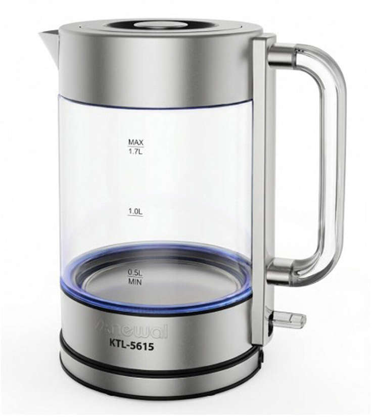 Newal Electric glass kettle 1.7 liter capacity 2200W KTL-5615