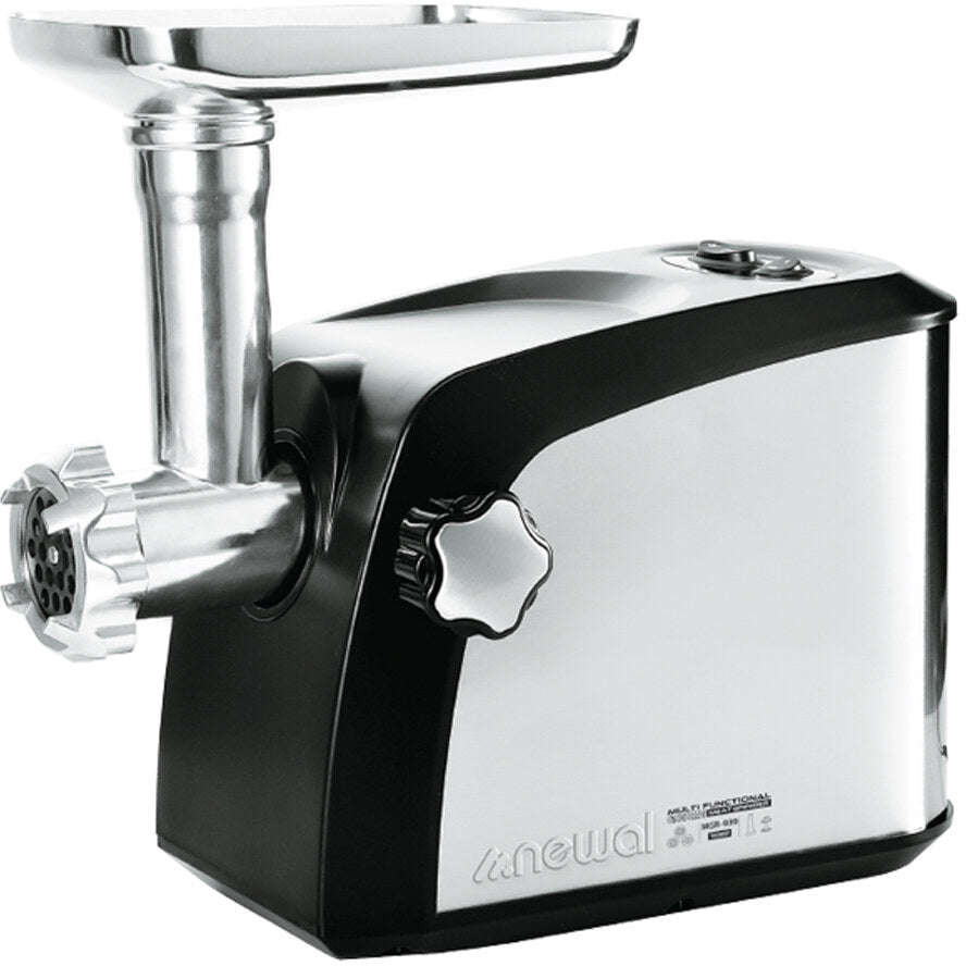 Newal Meat grinder with 1000 watts power, stainless steel body, and reverse function MGR-939