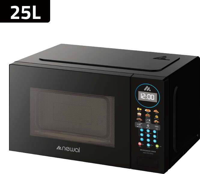 Newal 25L Grill Microwave Oven with 850W Power and 10 Power Levels MWO-2535/02