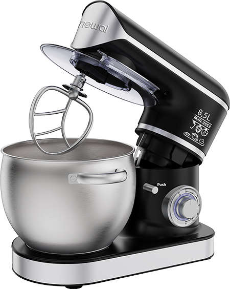 Newal Stand mixer with 1500W power, 8.5L stainless steel bowl, 6 speed settings, and LED indicator MXR-3553/02