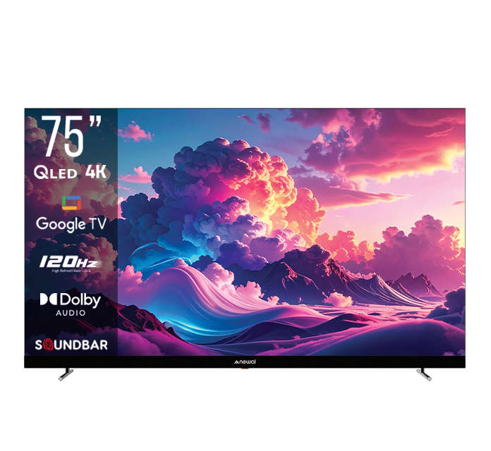 Newal QLED UHD Google TV 75 inch QLD-7585