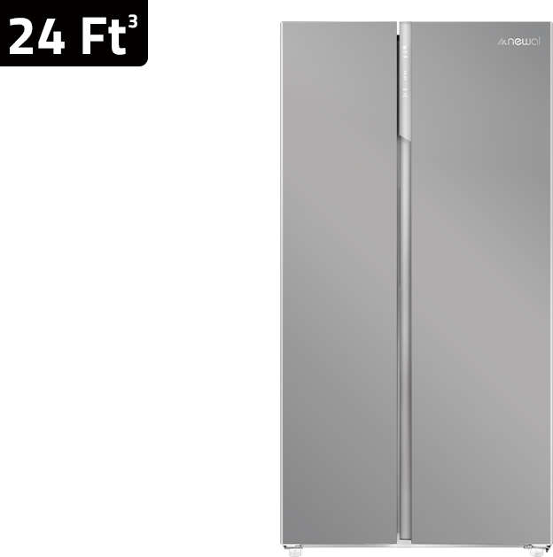 Newal Multi-Door No-Frost Refrigerator with digital display and tropical inverter compressor, 912 x 1762 x 642 mm, silver finish RFG-9615/05