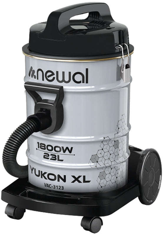 Newal Metal Drum Vacuum Cleaner (Silver) VAC-3123/05