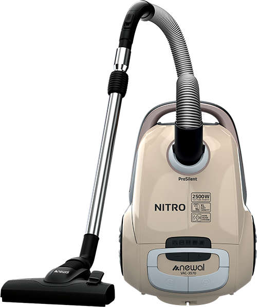 Newal Cylinder vacuum cleaner with 2500W motor and 4L dust capacity VAC-3570/04