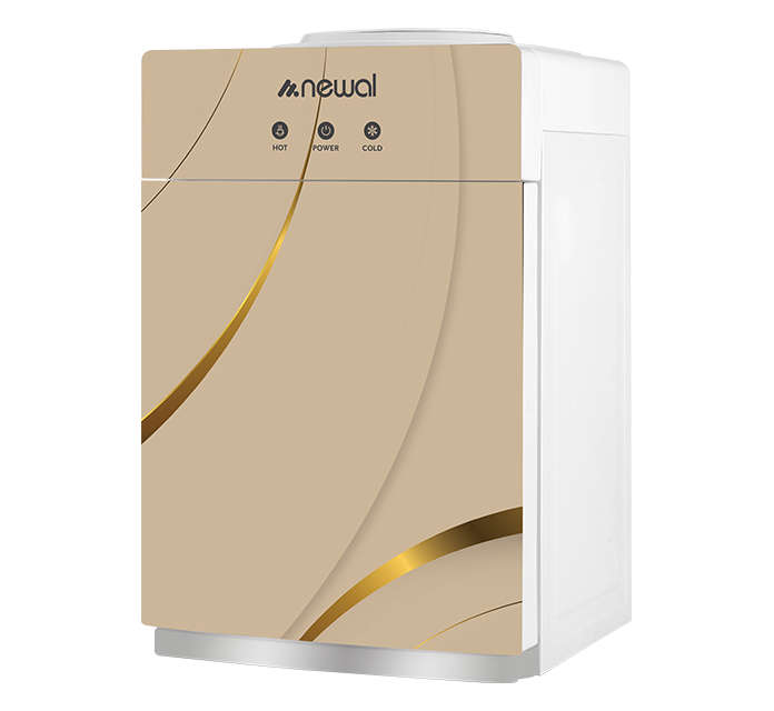 Newal Table-top water dispenser with compressor cooling, stainless steel tank, hot water capacity 5L/h, cold water capacity 2.5L/h, VFD display WTD-044/04