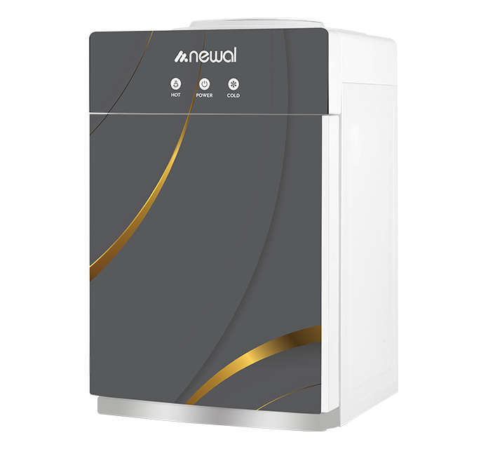 Newal Table-top water dispenser with compressor cooling, cold and hot water, stainless steel tank, VFD display, 5L/h hot water capacity, 2.5L/h cold water capacity WTD-044/05