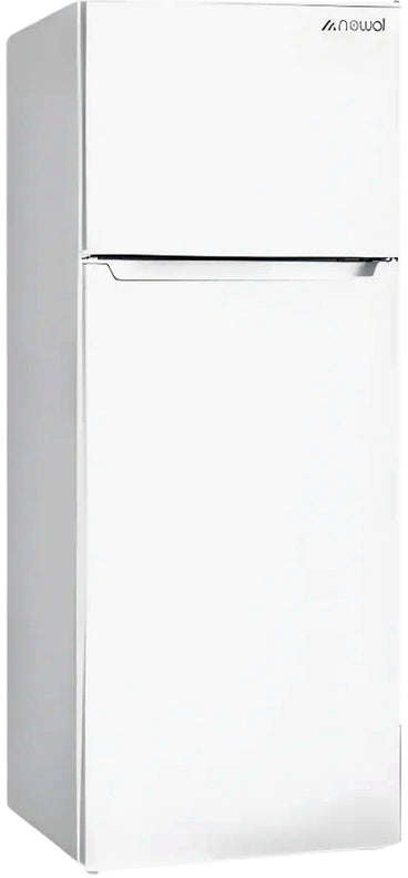 Newal Double Door Refrigerator with 10 Cubic Foot Capacity, White RFG-277/01