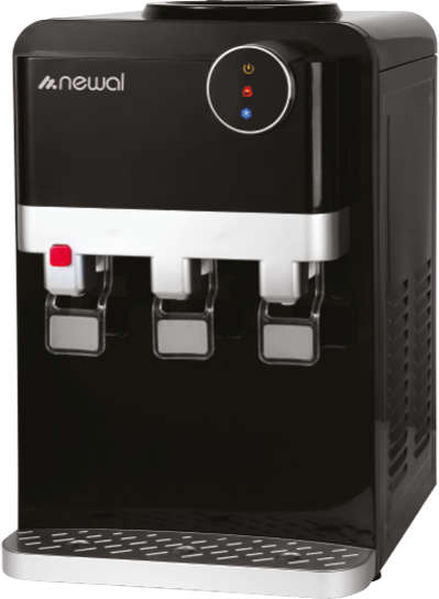 Newal Table-top water dispenser with hot, cold, and warm water functions and stainless steel tank WTD-640/02