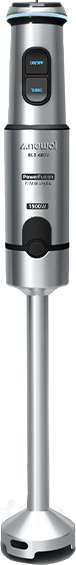 Newal Hand Blender with 1500W Power, Stainless Steel Body, and 4-Piece Titanium Blades BLD-6822