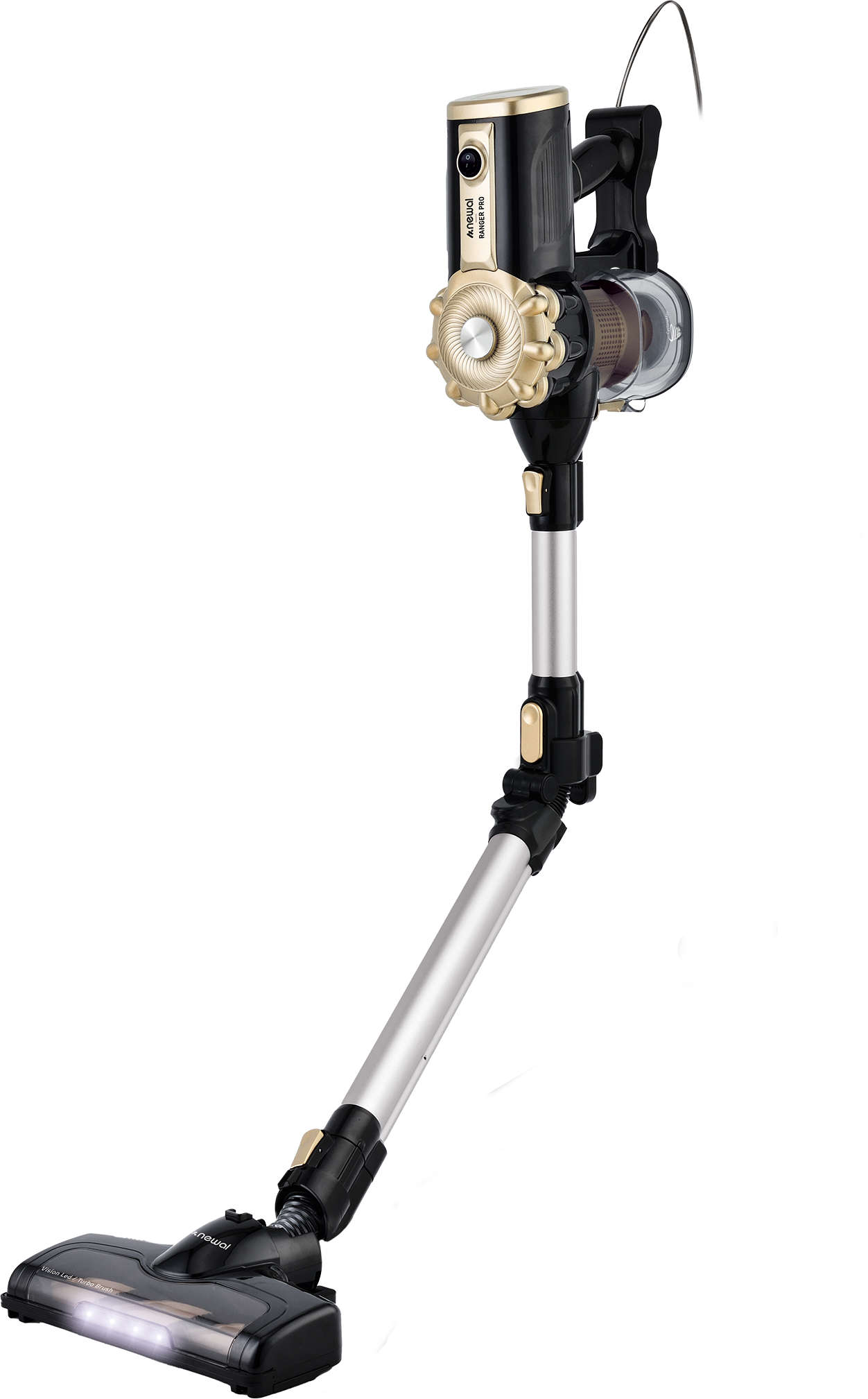 Newal Corded Stick Vacuum Cleaner 600W with LED Turbo Brush and 0.8L Dustbin Capacity VAC-3235/04