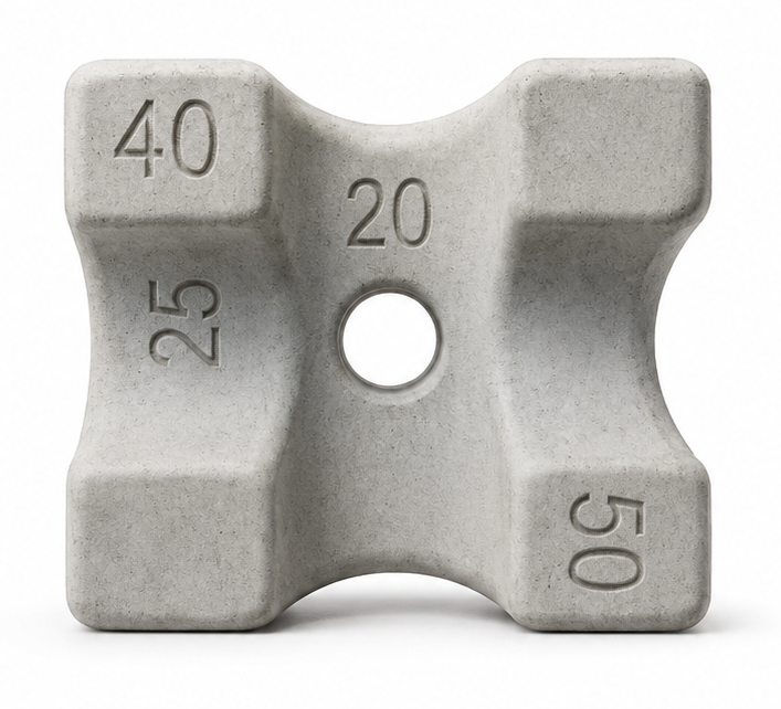 Hardware Spacer concrete 100PCs MX-1040