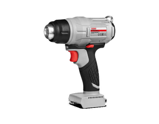 CROWN Cordless heat gun 20V with 550°C max temperature and 200 L/min airflow CT60001HX