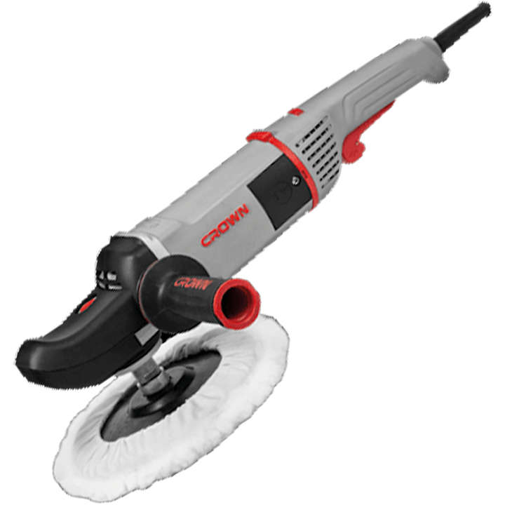 CROWN 1500W variable speed electric polisher with 180mm pad diameter CT13528