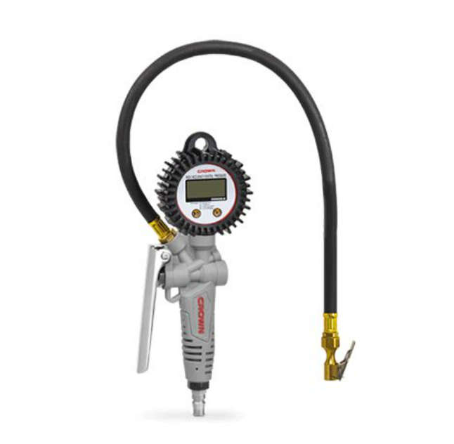 كراون مسدس نفخ الإطارات مزود بمقياس ضغط CT38151