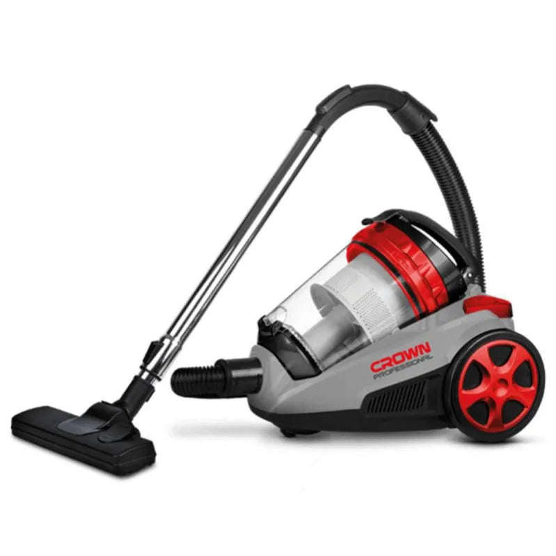 CROWN Bagless cyclonic vacuum cleaner with 1800W motor and 3-liter dust container CT42055