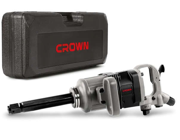 CROWN Pneumatic impact wrench 1" drive with 2180 Nm maximum torque CT38085