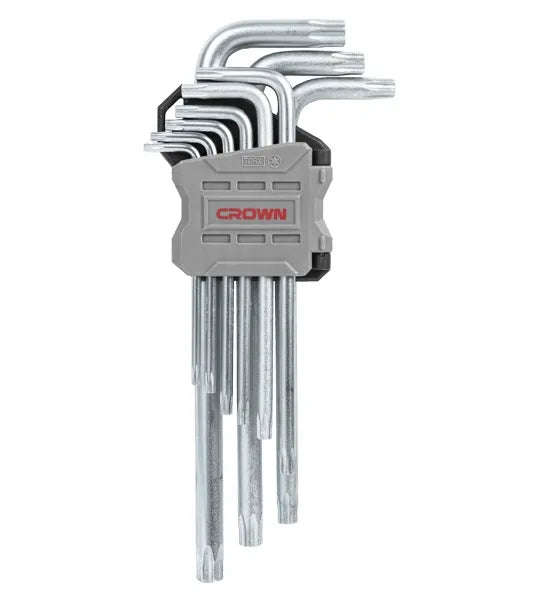 CROWN 9-Piece Short Hexagon Allen Key Set CPHOK-HMAX09