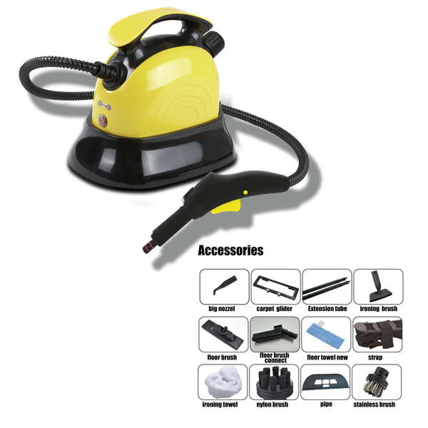 EMBLEME Multi-purpose steam cleaner 1500W 1.1L Yellow EM.SCY2